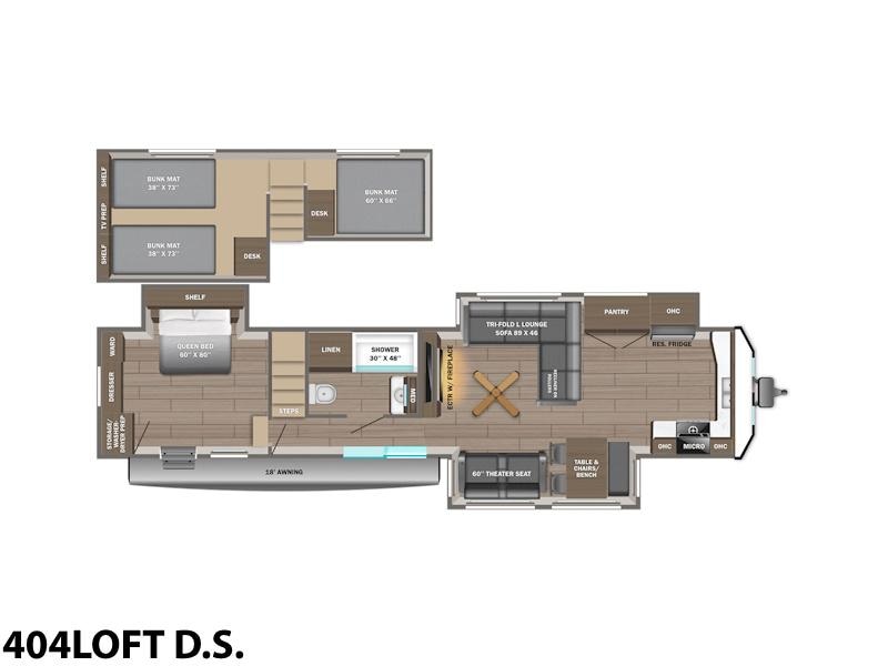 2026 Jayco Jay Flight Bungalow 404LOFT D.S. Photo in Staunton, VA 24401