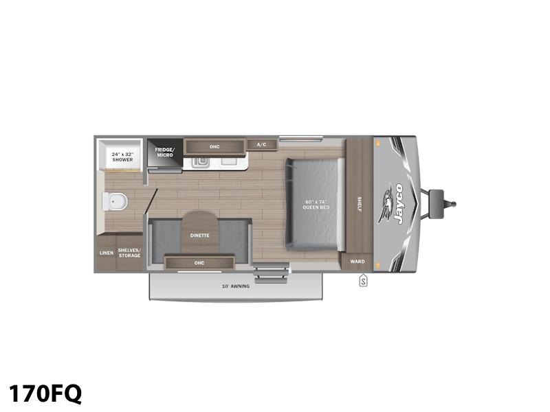2025 Jayco Jay Flight SLX 170FQ Photo in Staunton, VA 24401