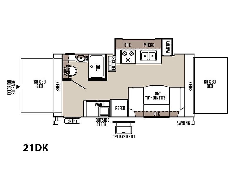 2015 Forest River Roo 21DK Photo in Staunton, VA 24401
