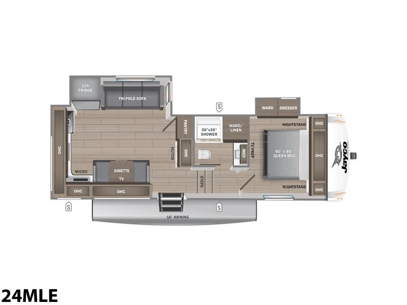 2026 Jayco Eagle SLE Fifth Wheels 24MLE Photo in Staunton, VA 24401