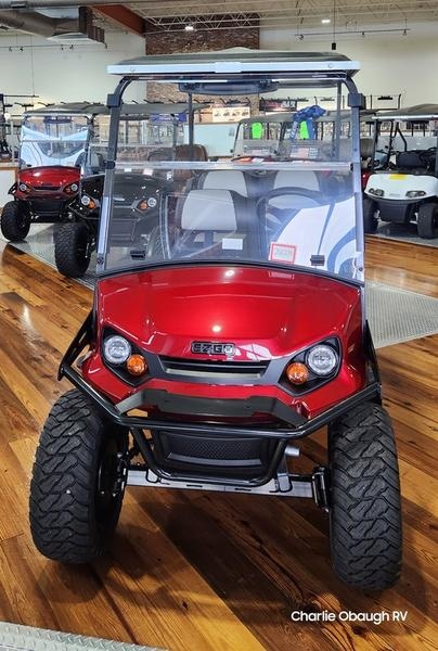 2025 E-Z-GO Express 6 ELiTE Lithium Lifted Inferno Red Photo in Staunton, VA 24401