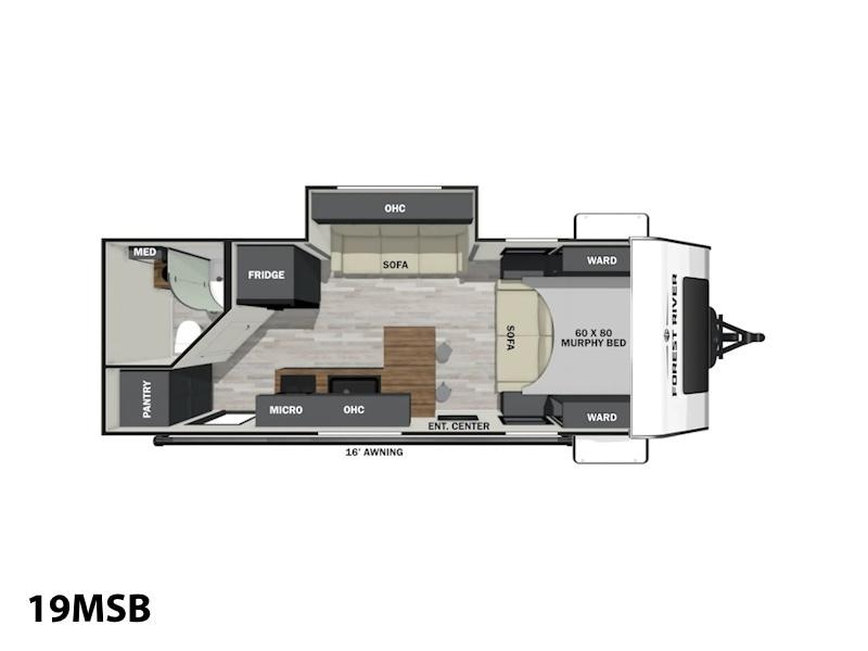 2025 Forest River IBEX Travel Trailers 19MSB Photo in Staunton, VA 24401
