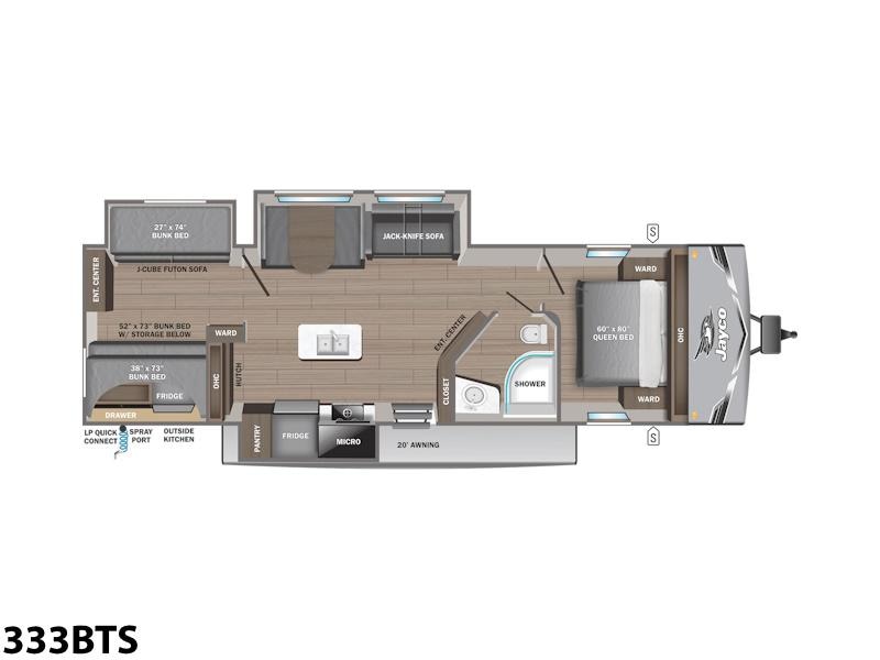 2026 Jayco Jay Flight SLX 333BTS Photo in Staunton, VA 24401