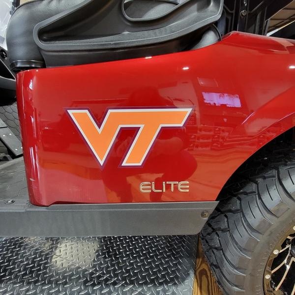 2024 E-Z-GO Express™ S4 ELiTE™ Lithium Inferno Red Photo in Staunton, VA 24401