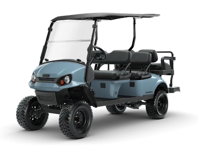 2026 E-Z-GO Express 6 Express Adventure 13.5 Gas Ocean Grey Photo in Staunton, VA 24401