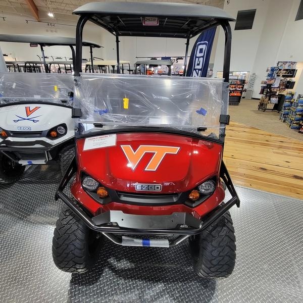 2024 E-Z-GO Express™ S4 ELiTE™ Lithium Inferno Red Photo in Staunton, VA 24401