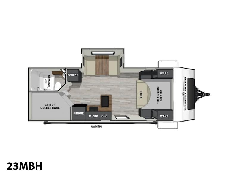 2025 Forest River IBEX Travel Trailers 23MBH Photo in Staunton, VA 24401