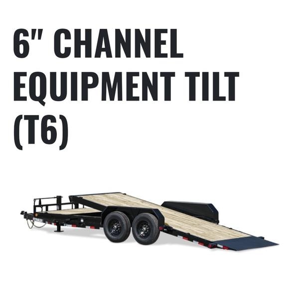 2025 PJ Trailers 6" Channel Equipment Tilt (T6) 20' Photo in Staunton, VA 24401