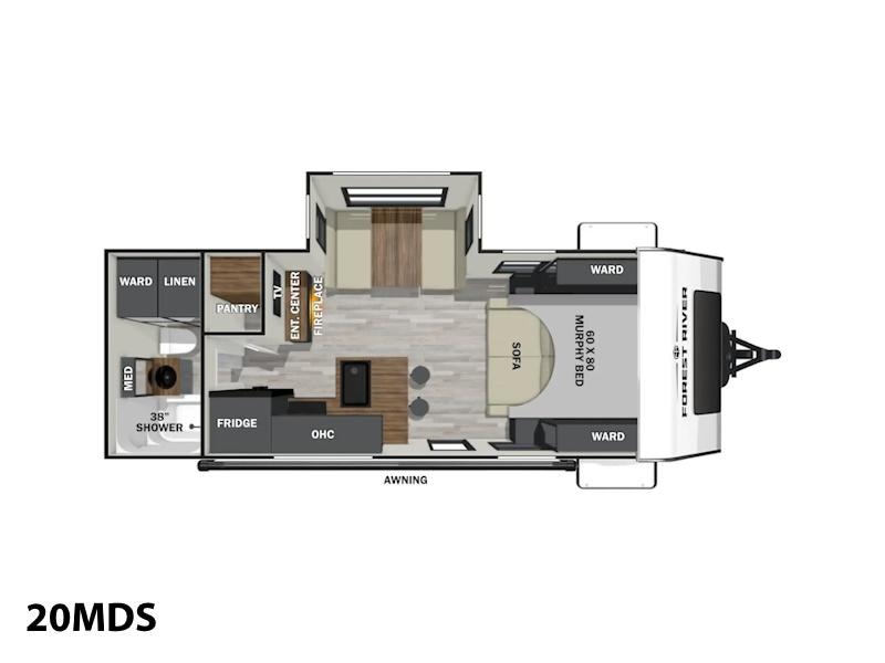 2025 Forest River IBEX Travel Trailers 20MDS Photo in Staunton, VA 24401