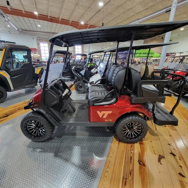 2024 E-Z-GO Express™ S4 ELiTE™ Lithium Inferno Red Photo in Staunton, VA 24401