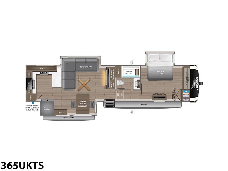 2026 Jayco Eagle Fifth Wheels 365UKTS Photo in Staunton, VA 24401