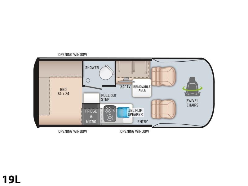 2022 Thor Motor Coach Tranquility® 19L Photo in Staunton, VA 24401