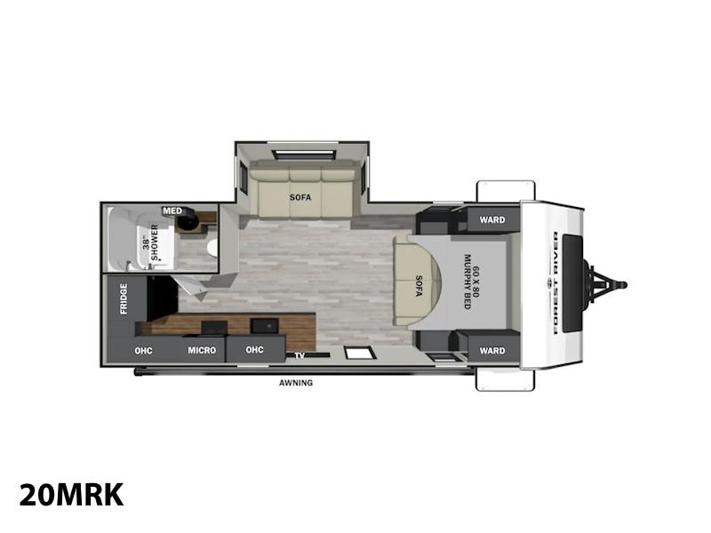 2025 Forest River IBEX Travel Trailers 20MRK Photo in Staunton, VA 24401