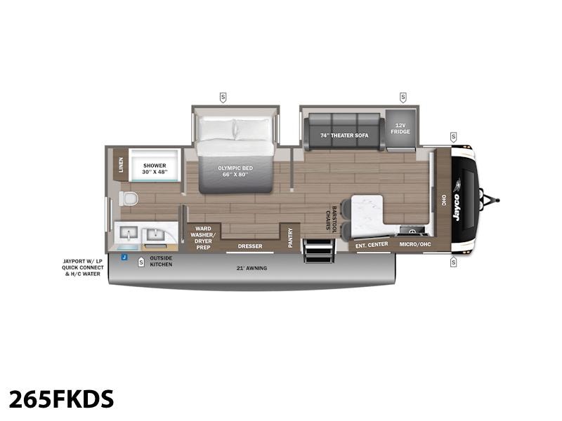 2026 Jayco Eagle HT Travel Trailers 265FKDS Photo in Staunton, VA 24401