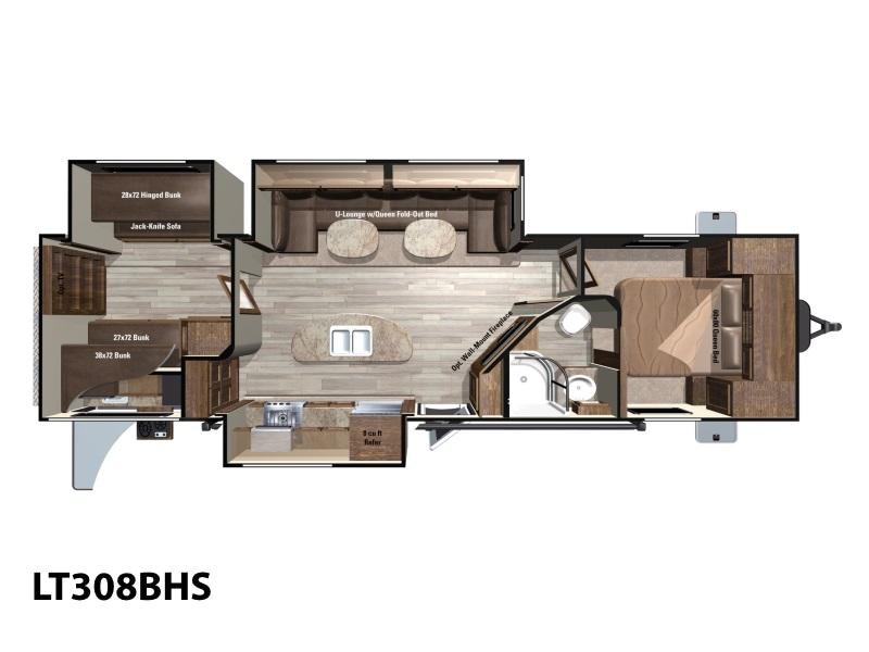 2018 Highland Ridge RV Light LT308BHS Photo in Staunton, VA 24401