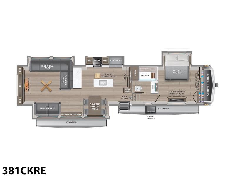 2025 Jayco North Point 381CKRE Photo in Staunton, VA 24401
