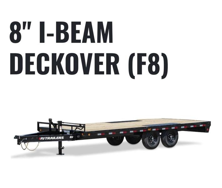 2025 PJ Trailers 8" I-Beam Deckover (F8) 22' Photo in Staunton, VA 24401