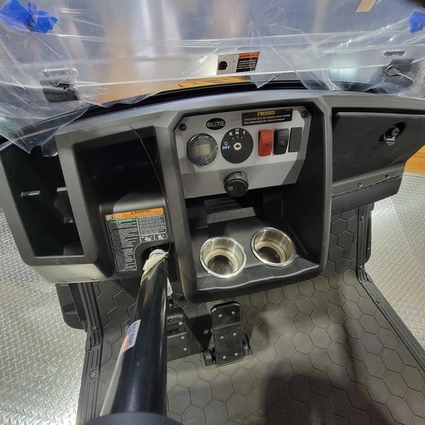 2024 E-Z-GO Express™ S4 ELiTE™ Lithium Inferno Red Photo in Staunton, VA 24401